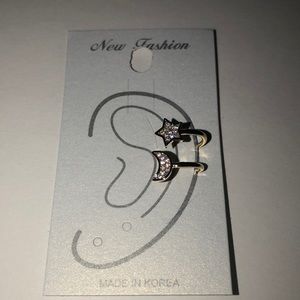 Star & Moon Earring (Gold)